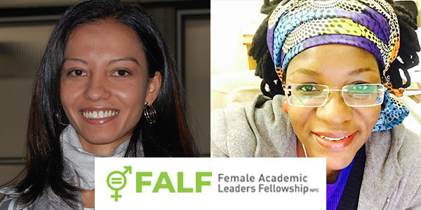 FALF fellows Professor Nicole de Wet-Billings and Dr Ida Risenga FALF fellows Professor Nicole de Wet-Billings and Dr Ida Risenga